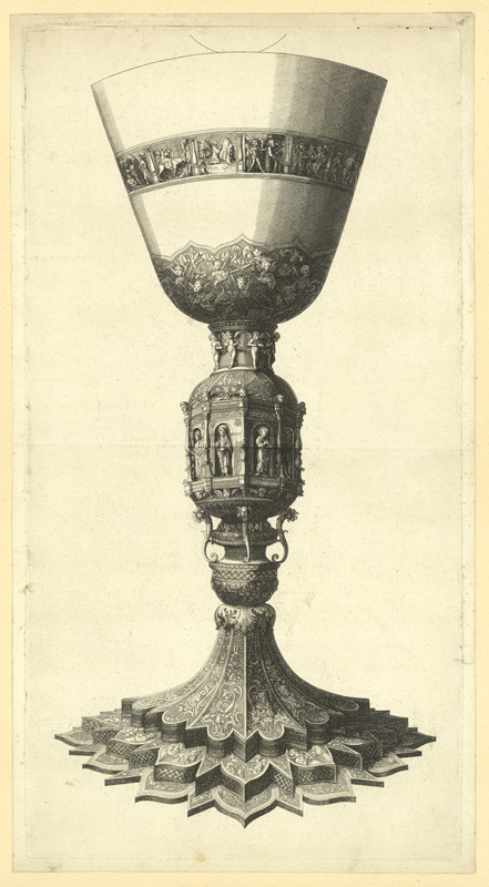 Hollar, Václav | Kalich, podle Andrey Mantegni | Displayed motifs: Coat of arms, Lamp, 