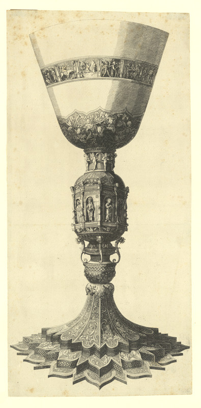 Hollar, Václav | Kalich, podle Andrey Mantegni | Displayed motifs: Lamp, Coat of arms, 