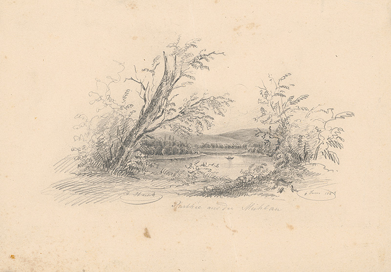 Majsch, Andreas | Krajina od mlyna | Displayed motifs: Tree, Plant, White dove, 