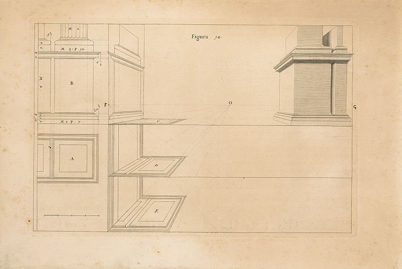 Mariotti, Vincenzo, Puted, Andrea, Pozzo, Andrea, Mariotti, Vincenzo | Figura decima | Displayed motifs: Door, Cupboard, 