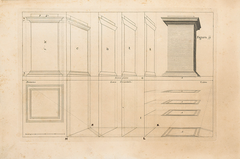 Mariotti, Vincenzo, Puted, Andrea, Pozzo, Andrea, Mariotti, Vincenzo | Figura undecima | Displayed motifs: Door, Cupboard, Window, Cabinetry, 