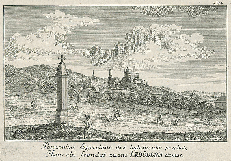 Mikovíny, Samuel, Kaltschmidt, Abraham | Smolenice | Displayed motifs: Tower, Person, Vehicle, 