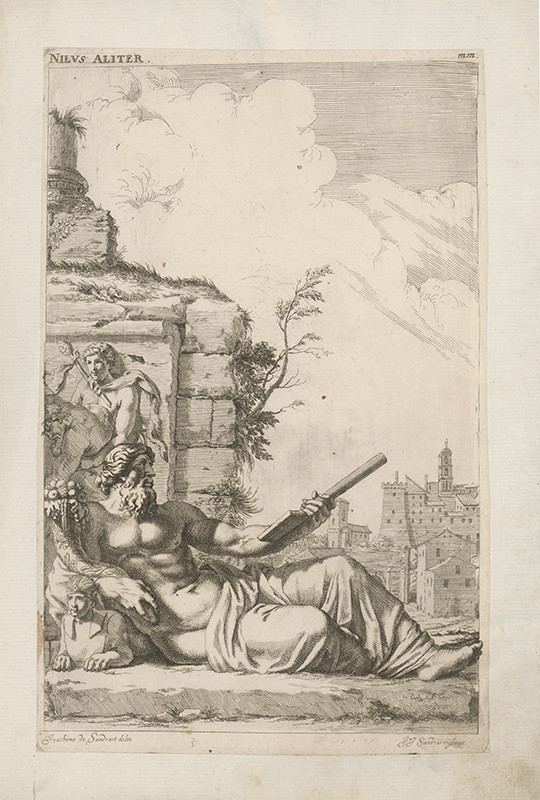 Sandrart, Jacob von, Sandrart, Joachim von | Níl | Displayed motifs: Weapon, White dove, Clothing, Person, Man, Wound, Angel, 
