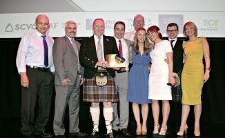 MND Scotland at last year's awards ceremony