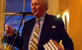 Alexander McCall Smith entertained at the launch