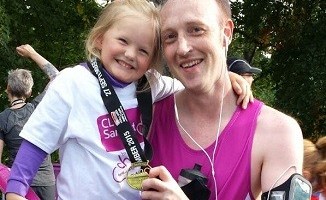 Michael with daughter Amelie