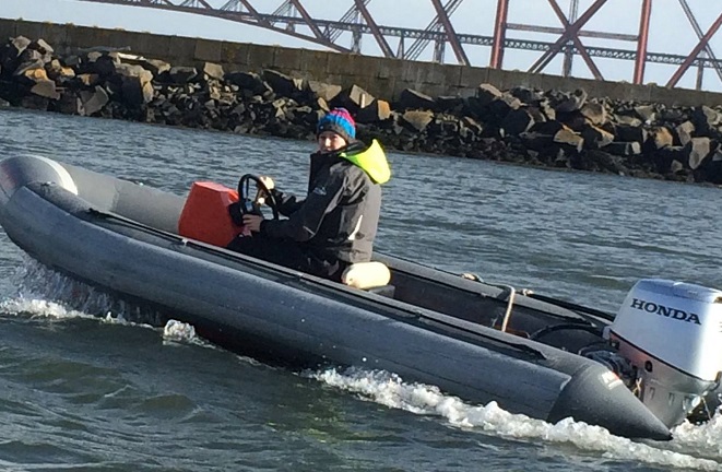 3. Powerboating at Port Edgar Waersports