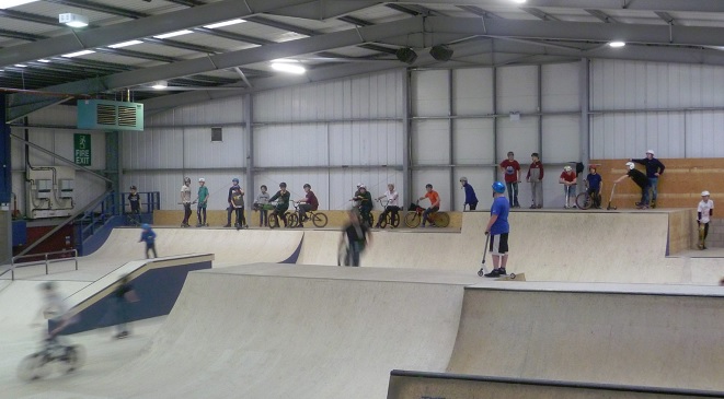 4. Skateboarding, bmx, scooters and skating @ The Factory Skatepark