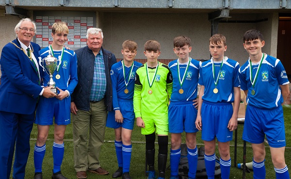 Youngsters shine at football tournament