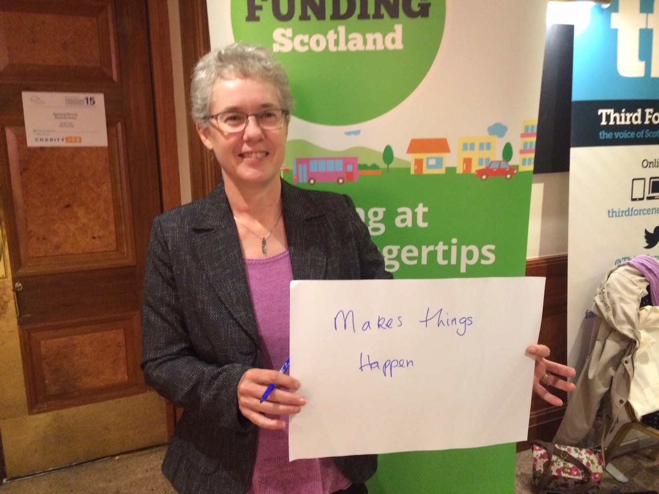 Sandra Hogg, Funding Scotland