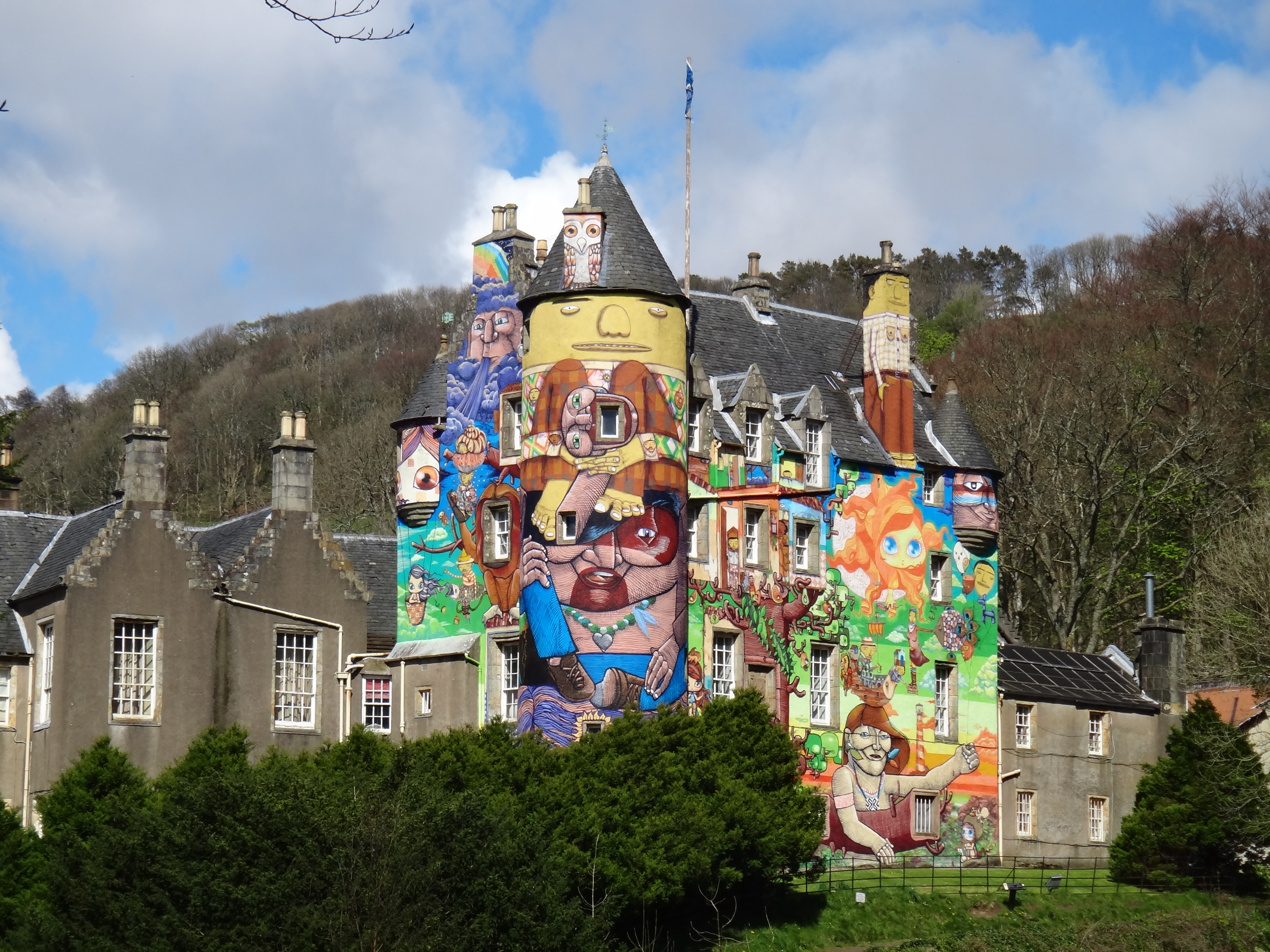 Scotland's most creative colourful castle 