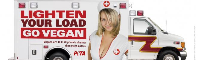 2. PETA: Ambulance adverts