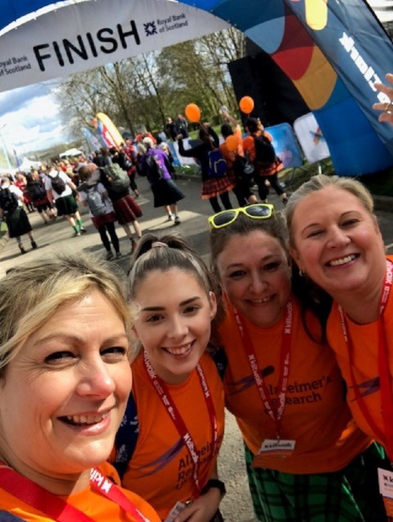 Dementia charity urges people to sign up for Edinburgh Kiltwalk and support pioneering research