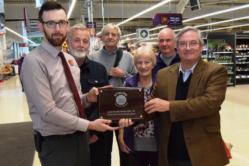 Sainsbury’s and Stirling Citizens Advice Bureau celebrate a fantastic year in partnership