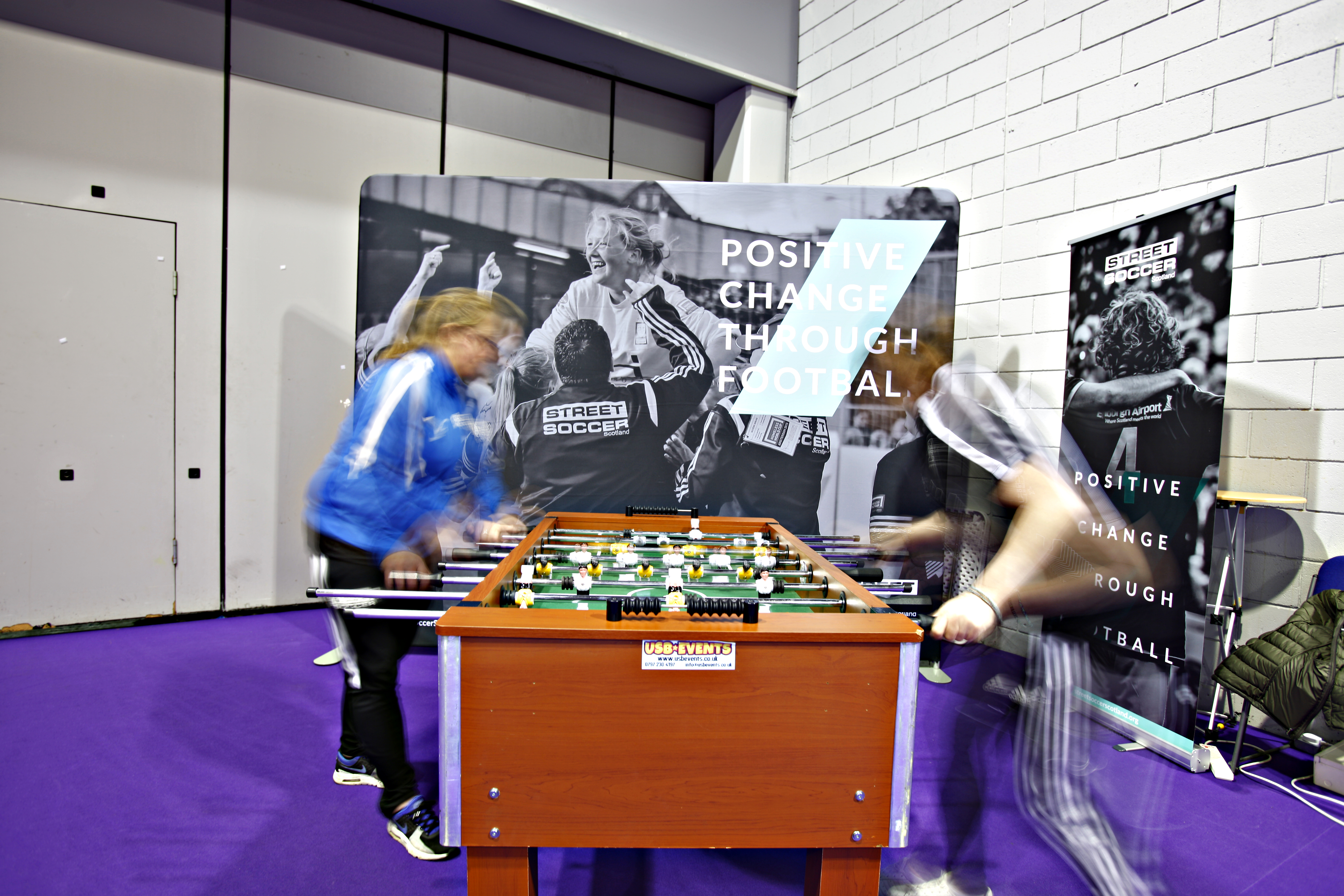 Street Soccer Scotland's table football