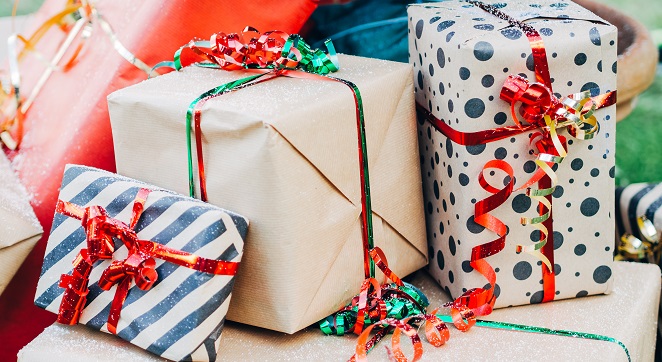 6. Don't go overboard on the wrapping paper