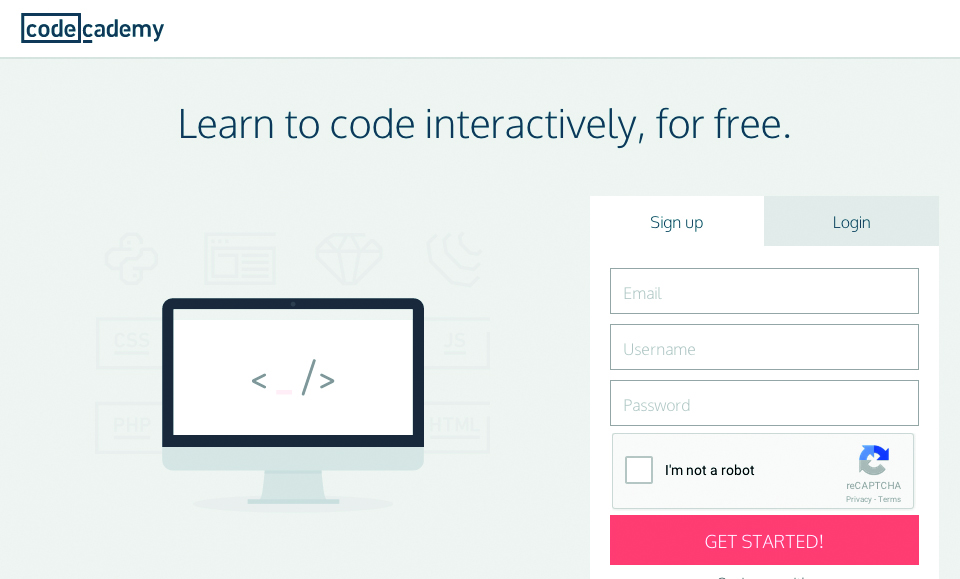 1. Codecademy 