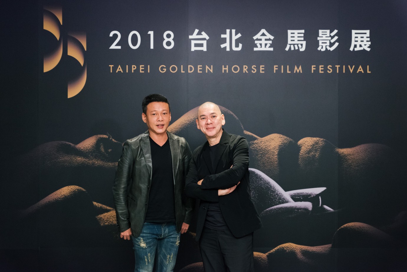 2018金馬影展閉幕片《你的臉》左起金馬影帝李康生、導演蔡明亮