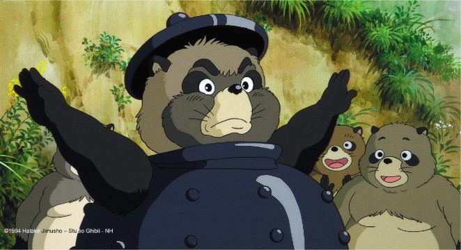 《平成狸合戰》結合狸貓傳說及環保議題，贏得安錫動畫影展最佳動畫長片c1994-Hatake-Jimusho-–-Studio-Ghibli---NH