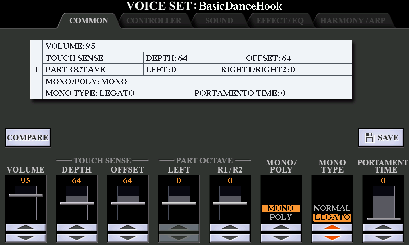 Hier lässt sich die Mono Legato Funktion für eine Voice aktivieren. (Screenshot: Andreas Recktenwald)