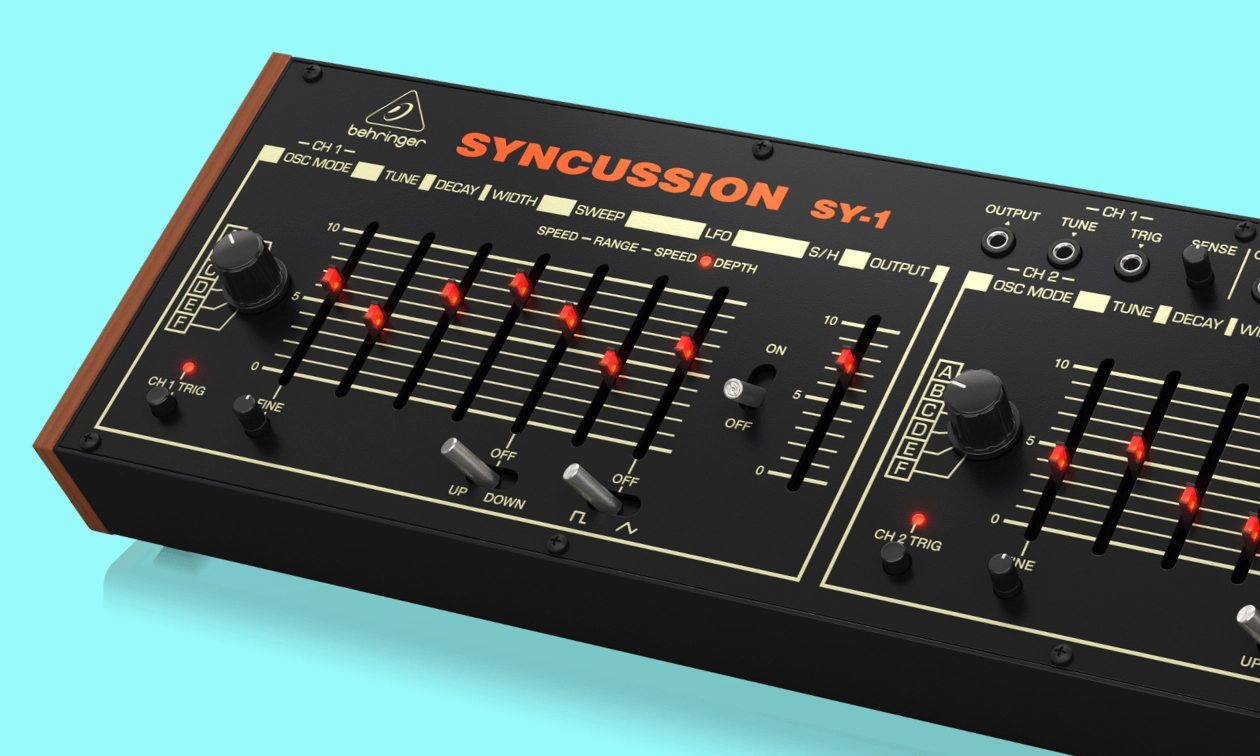 【※説明文必読】behringer SYNCUSSION SY-1 ノブ欠品あり 説明文必読】behringer SYNCUSSION SY-1 ノブ欠品あり