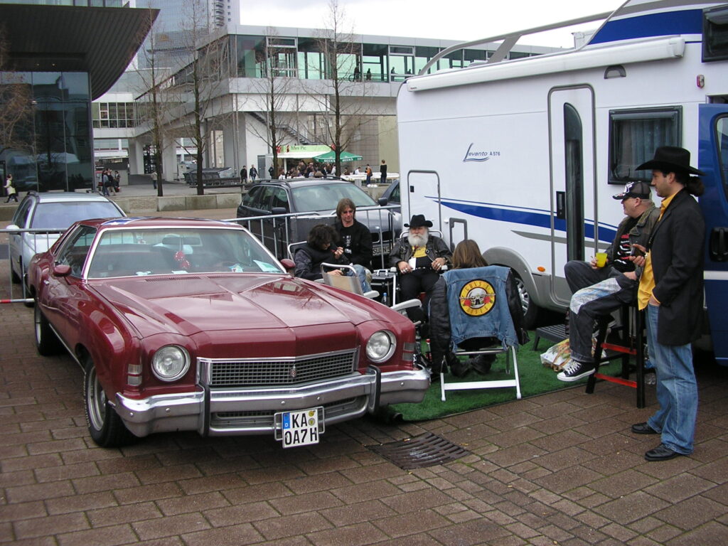 Platz zum Chillen gibts überall - auch direkt neben der Messe!