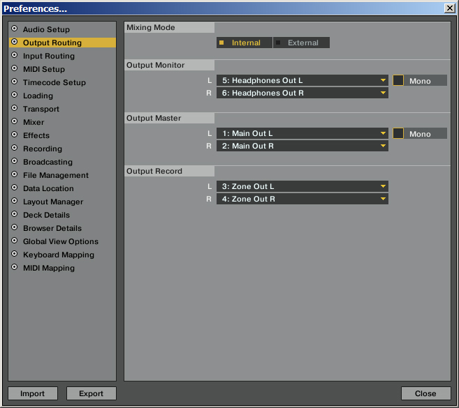 Traktor_Output_Routing