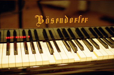 Der Bösendorfer Imperial 290 im Studio