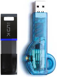 iLok: Links neu und rechts "alt".