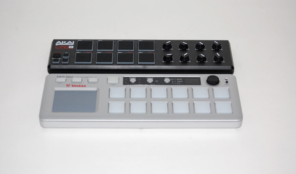 Akai LPD8 und Vestax Pad One