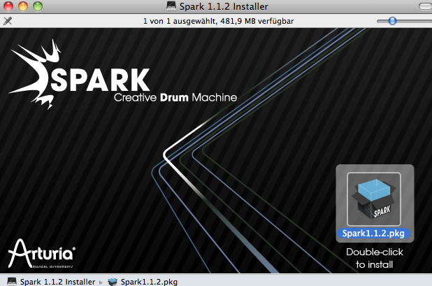 Installer_Arturia_Spark