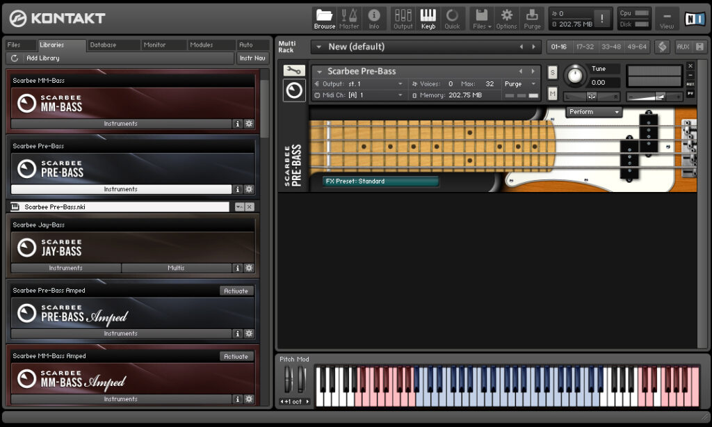 NIBass02Kontakt