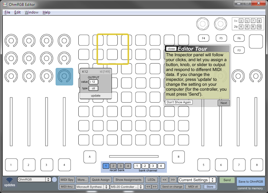 Der Ohm RGB-Editor ist eine mächtige Konfigurationssoftware.