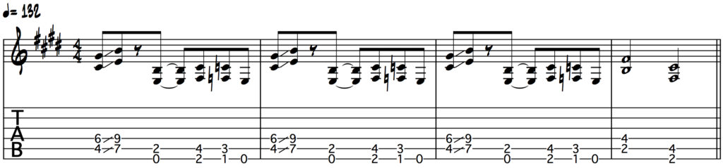 Main Riff Gitarre 1