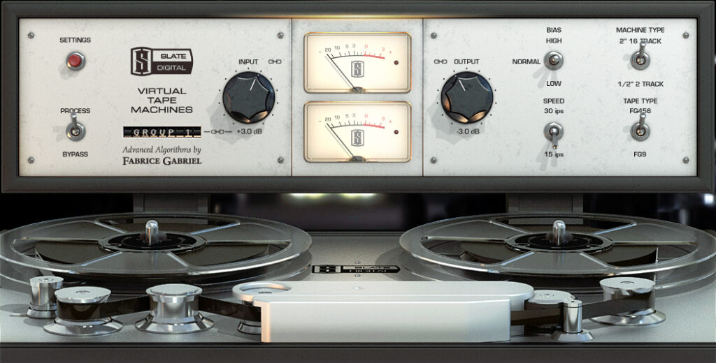 Das Plug-In von Slate Digital simuliert Master- und Multitrack-Bandmaschinen