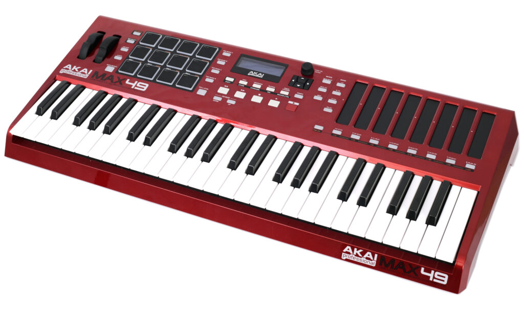 Das Akai MAX49 USB/MIDI-Controller-Keyboard