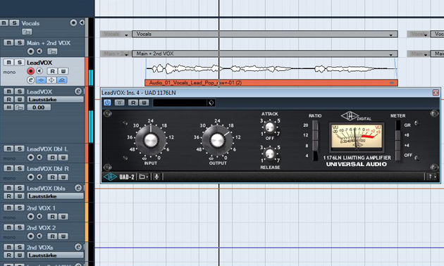 Vocal-Transienten einfangen mit dem UAD 1176LN