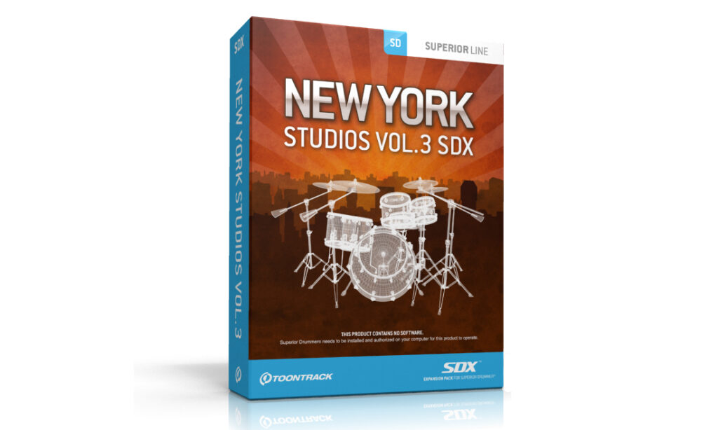 "Avatar Reloaded" Toontrack New York Studios Vol. 3 SDX, die Erweiterung für Superior Drummer 2 im Test.