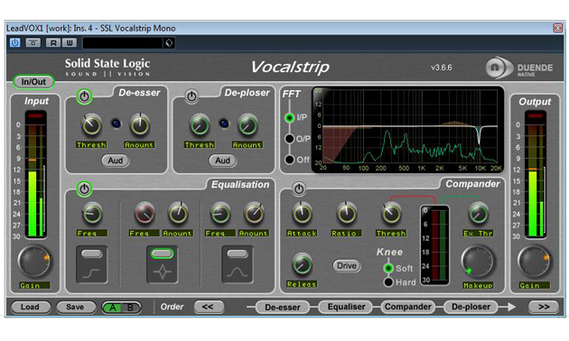 Zischlaute verringern mit dem SSL Vocalstrip