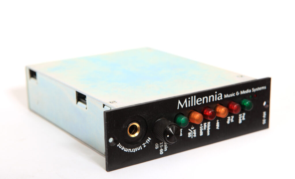 Der HV-35 transportiert das saubere Klangverhalten der 19“-Preamps von Millennia in die Lunchbox.