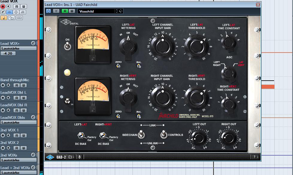 Die UAD-Emulation eines Fairchild-Kompressors soll klangliche Details herausarbeiten.