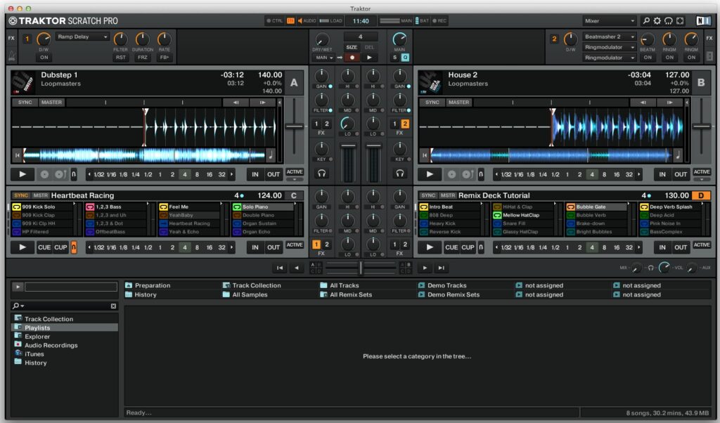 Traktor in der Version 2.6.4