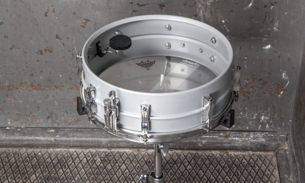 die Ludwig Acrolite Snare ohne Schlagfell