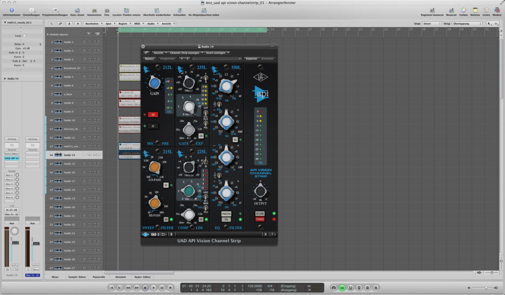 UAD-Plug-In in Logic