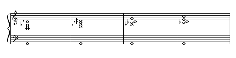 Gdim7 (Varianten mit Optionstönen)