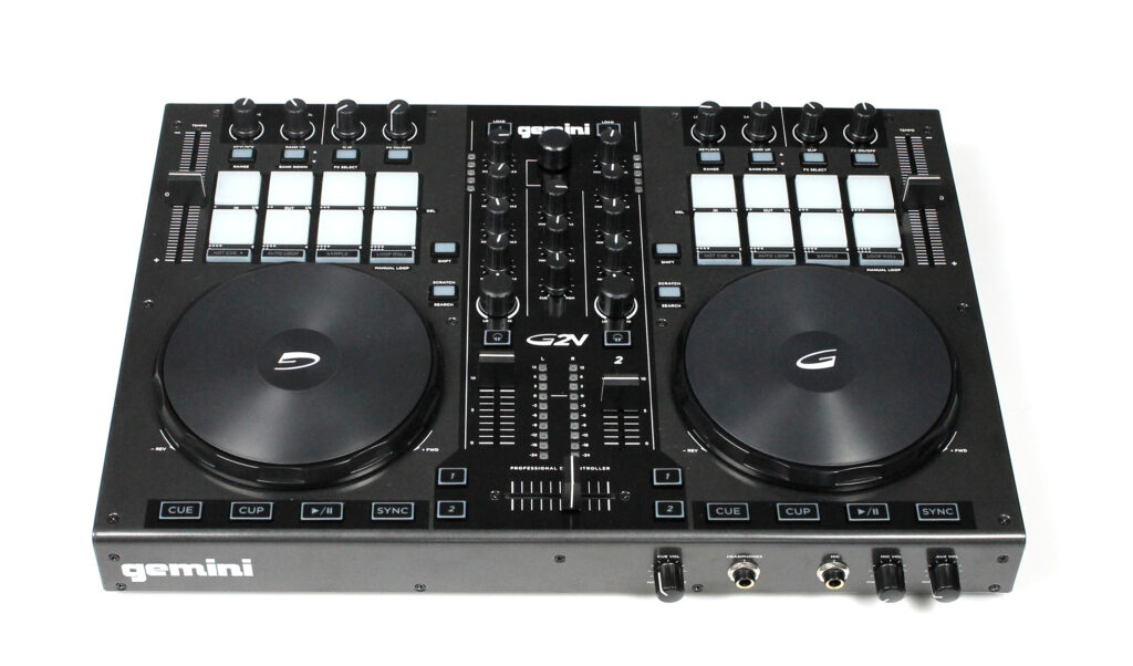 Gemini G2V DJ-Controller mit USB-Audiointerface