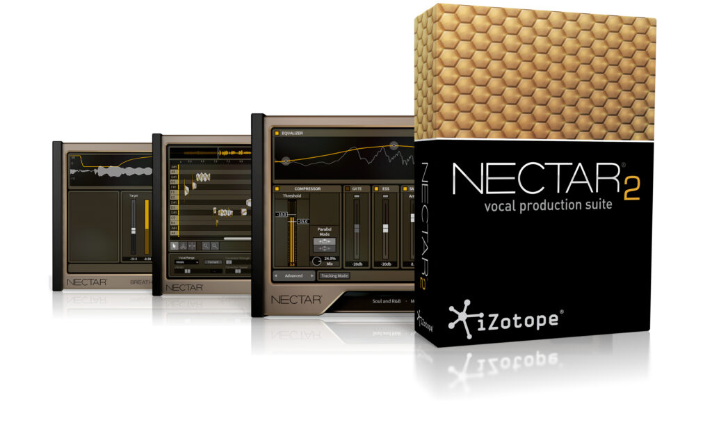 Box und User-Interfaces der Nectar 2 Production Suite