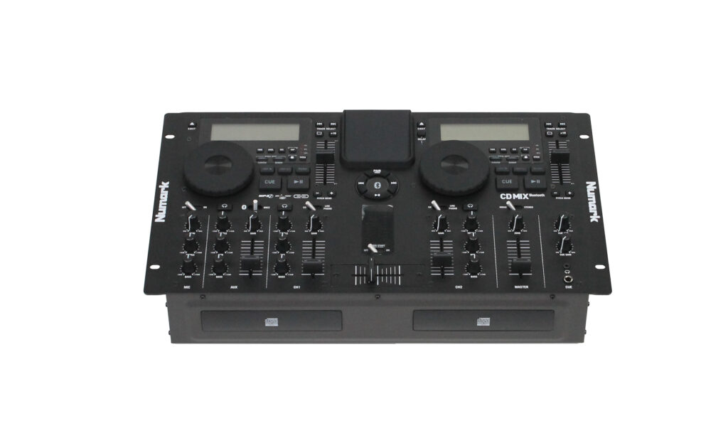 Numark CDMix Bluetooth: Dual-MP3/CD DJ-Workstation mit Bluetooth-Modul