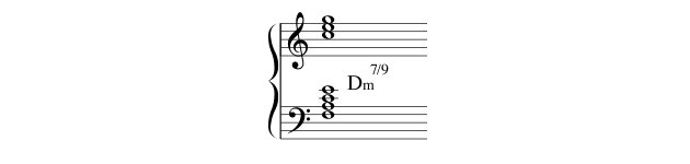 Dm9 + C-Dur (Typ A)