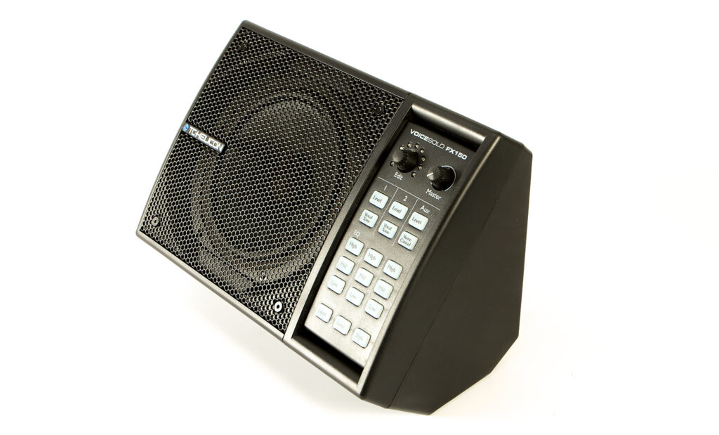 Portable Mini-PA und Personal Monitor mit Preamps, DI, EQ, Reverb, Dynamics und Mixer: VoiceSolo 150
